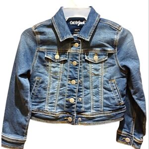 Cat & Jack Denim Jacket Size Small(6/7) EUC